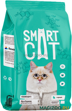 Сухой корм SMART CAT для взрослых кастрированных котов и стерилизованных кошек с курицей (5 кг)