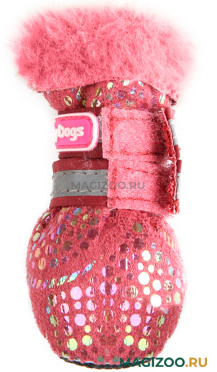 FOR MY DOGS сапоги для собак зимние розовые FMD688-2021 (4) 