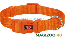 Ошейник для собак Trixie Premium S–М нейлон папайя 15 мм 30 – 45 см (1 шт)