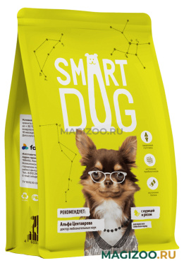 Сухой корм SMART DOG для взрослых собак всех пород с курицей и рисом (3 кг)