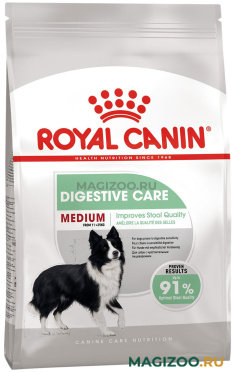 Сухой корм ROYAL CANIN MEDIUM DIGESTIVE CARE для взрослых собак средних пород для поддержания здоровья пищеварительной системы (12 кг)