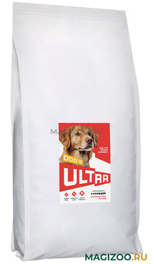 Сухой корм ULTRA DOG’S для взрослых собак всех пород с курицей (20 кг)
