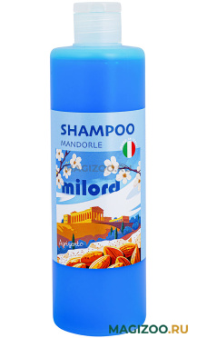 Шампунь для собак и кошек Milord Shampoo Mandorle увлажняющий с пантенолом и маслом миндального ореха 300 мл (1 шт)