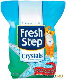 FRESH STEP наполнитель силикагелевый для туалета кошек (3,62 кг)
