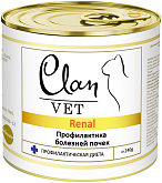 CLAN VET RENAL для взрослых кошек при заболеваниях почек 240 гр (240 гр)