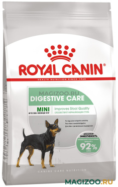 Сухой корм ROYAL CANIN MINI DIGESTIVE CARE для взрослых собак маленьких пород для поддержания здоровья пищеварительной системы (3 кг УЦ)