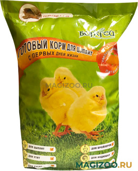 Корм готовый для цыплят с первых дней жизни с пробиотиком Богатей (10 кг)