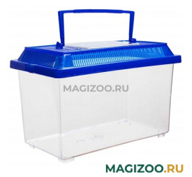 Переноска-аквариум с пластиковой крышкой, 21 х 13,5 х 14 см, BARBUS, BOX 004 (1 шт)