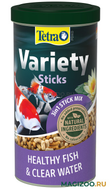 TETRA POND VARIETY STICKS корм палочки для прудовых рыб смесь (1 л)