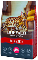 MR.BUFFALO ADULT HAIR & SKIN для взрослых кошек с чувствительной кожей и шерстью с лососем (0,4 кг)