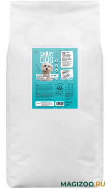 Сухой корм SMART DOG для взрослых собак всех пород с ягнёнком, лососем и индейкой (18 кг)
