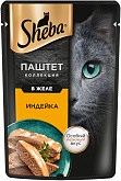 SHEBA для взрослых кошек паштет с индейкой пауч (75 гр)