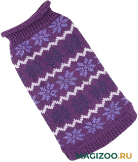 FOR MY DOGS свитер для собак фиолетовый FW964-2021 (10-12)