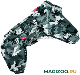 FOR MY DOGS комбинезон для собак серый для мальчиков FW1121-2021 M (C1) 