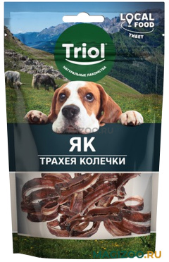 Лакомство TRIOL LOCAL FOOD для собак трахея яка в колечках (30 гр)