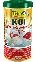TETRA POND KOI COLOUR & GROWTH STICKS корм гранулы для прудовых рыб для роста (1 л)