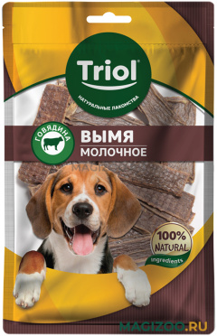 Лакомство TRIOL для собак вымя говяжье молочное 50 гр (1 шт)