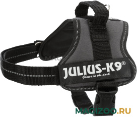 Шлейка тренировочная для собак Trixie Julius-K9 0/M–L антрацит 40 мм 58 –76 см (1 шт)
