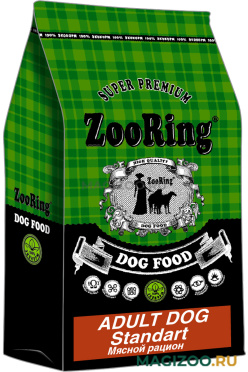 Сухой корм ZOORING ADULT DOG STANDART для взрослых собак всех пород с мясным рационом (10 кг)