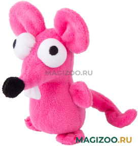 Игрушка для кошек Rogz Catnip Plush Mouse плюшевая мышка с кошачьей мятой, розовая CTC01-K (1 шт)