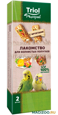 TRIOL ORIGINAL лакомство для волнистых попугаев с фруктами  (2 шт)