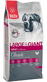 BLITZ CLASSIC ADULT LARGE & GIANT BREEDS CHICKEN для взрослых собак крупных пород с курицей (15 кг)