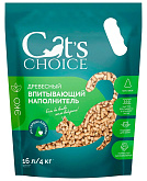 CAT’S CHOICE наполнитель древесный впитывающий (16 л)