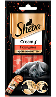 Sheba Creamy для кошек крем-лакомство с говядиной 3 шт (1 уп)