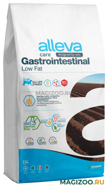Сухой корм ALLEVA CARE ADULT CAT GASTROINTESTINAL LOW FAT для взрослых кошек при заболеваниях желудочно-кишечного тракта (5 кг)