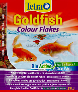 TETRA GOLDFISH COLOUR корм хлопья для золотых рыбок для усиления окраски (12 гр)