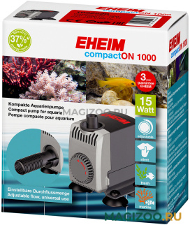 Помпа погружная Eheim compactON 1000 для аквариума 400 – 1000 л/ч, 15 Вт, до 1,4 м (1 шт) 