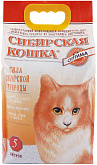 СИБИРСКАЯ КОШКА ОПТИМА наполнитель комкующийся для туалета кошек (5 л) 
