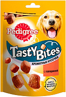 Лакомство PEDIGREE TASTY BITES для собак ароматные кусочки с говядиной (130 гр)