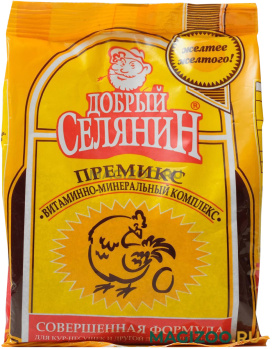 Премикс витаминно-минеральный Добрый Селянин Совершенная Формула для кур-несушек и другой домашней птицы для окраски желтка 150 гр (1 шт)