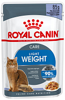 ROYAL CANIN LIGHT WEIGHT CARE диетические для взрослых кошек в желе пауч (85 гр)