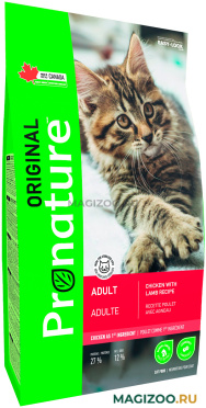 Сухой корм PRONATURE ORIGINAL CAT ADULT для взрослых кошек с курицей и ягненком (2,27 кг)