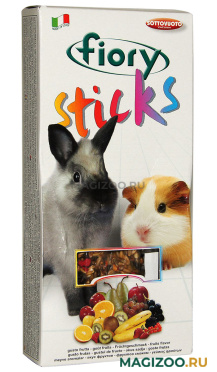FIORY STICKS – Фиори палочки-лакомство для морских свинок и кроликов с фруктами (100 гр)