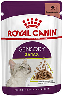 ROYAL CANIN SENSORI ЗАПАХ для взрослых кошек для стимуляции обонятельных рецепторов в соусе пауч (85 гр)