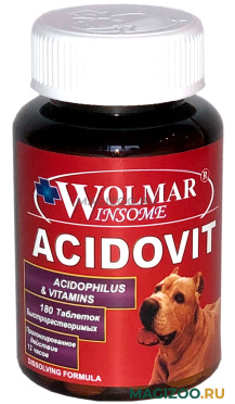 WOLMAR WINSOME ACIDOVIT - Волмар ацидофильный витаминный комплекс для собак (180 т)