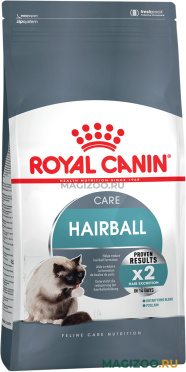 Сухой корм ROYAL CANIN HAIRBALL CARE для взрослых кошек для вывода шерсти (2 кг УЦ)