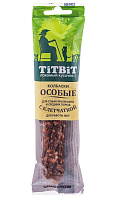 Лакомство TIT BIT для собак маленьких и средних пород колбаски Особые с клетчаткой (30 гр)