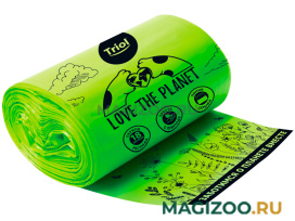 Пакеты гигиенические Triol Love The Planet биоразлагаемые для выгула собак 4 рулона х 15 шт (1 шт) 