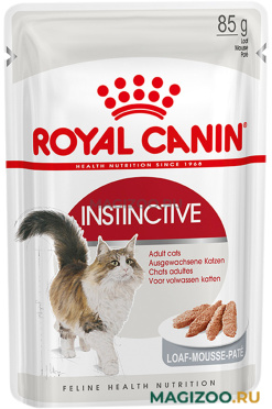 Влажный корм (консервы) ROYAL CANIN INSTINCTIVE для взрослых кошек паштет пауч (85 гр)