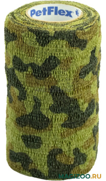 Бандаж Andover PetFlex Зеленый камуфляж (10 см х 4,5 м)
