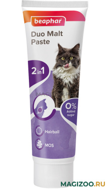 BEAPHAR DUO MALT PASTE – Беафар паста для кошек для вывода шерсти из желудка (100 гр) 