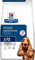 HILL'S PRESCRIPTION DIET Z/D для взрослых собак при острых пищевых аллергиях (3 кг)