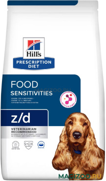 Сухой корм HILL'S PRESCRIPTION DIET Z/D для взрослых собак при острых пищевых аллергиях (3 кг)