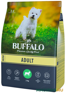 Сухой корм MR.BUFFALO ADULT MINI для взрослых собак маленьких пород с ягненком (2 кг)