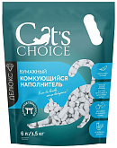 CAT’S CHOICE наполнитель бумажный комкующийся с цветовым индикатором комка (6 л)