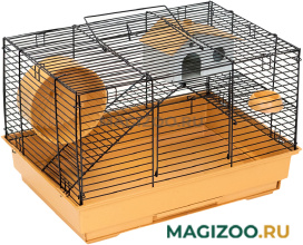 Клетка для мелких грызунов Eco Гоша-1 1 этаж бежевая 42 х 30 х 28 см (1 шт)